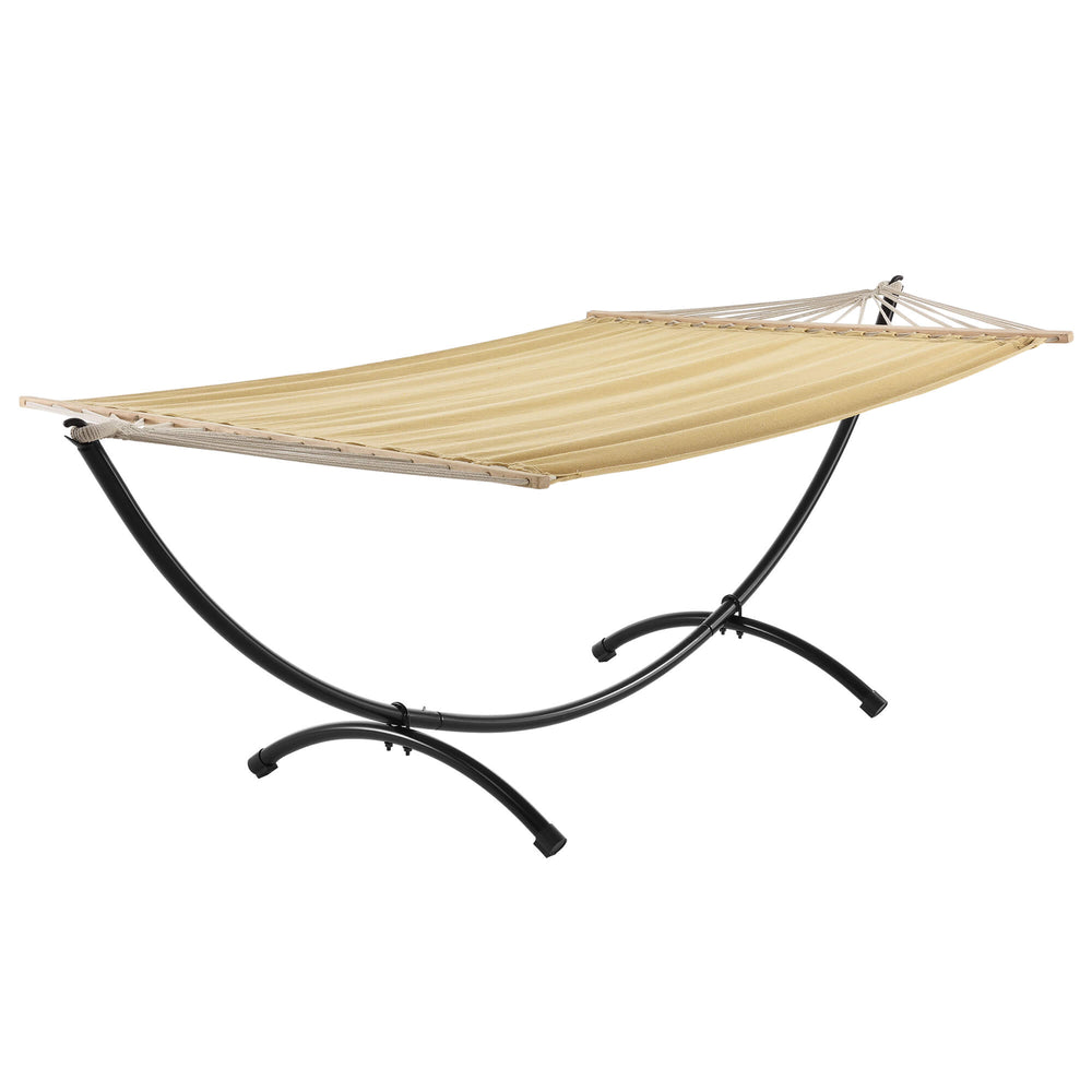 Amaca XXL Kungälv 150x290 cm con telaio Beige