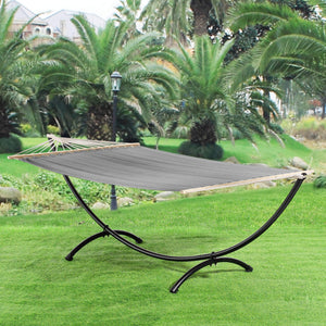 XXL Hängematte Kungälv 150x290 cm mit Gestell Grau