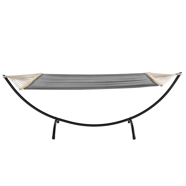 XXL Hängematte Kungälv 150x290 cm mit Gestell Grau