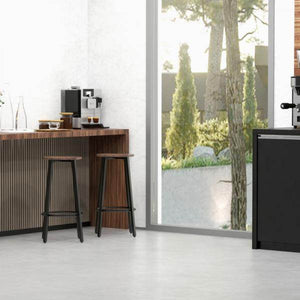 Barhocker-Set aus 2 Barstühlen im Industrial Design, Metallrahmen, Fussstütze