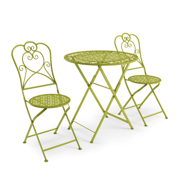 Bistroset PAULINE hellgrün