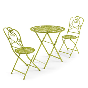 Bistroset PAULINE hellgrün