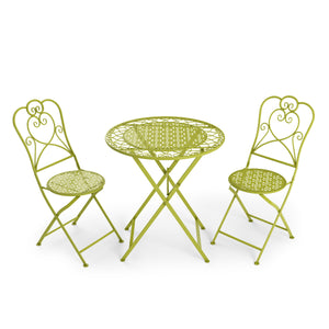 Bistroset PAULINE hellgrün