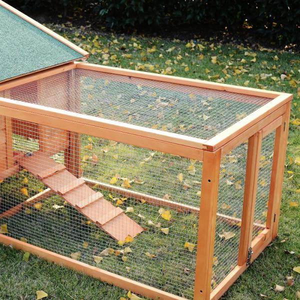 Kleintierstall mit 2 Freigehegen Kaninchenstall Kleintier Kleintierkäfig