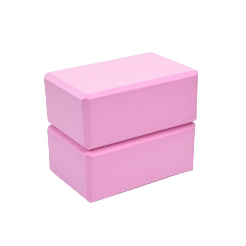 Set di 2 blocchi yoga rosa 