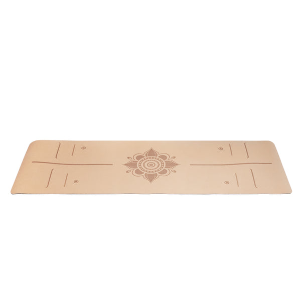 Yoga Set Kork 4-teilig braun/schwarz
