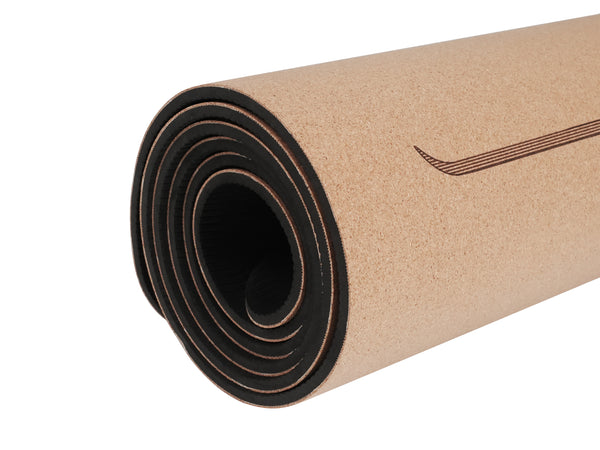 Yoga Set Kork 4-teilig braun/schwarz