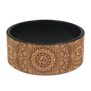 Yoga Wheel Kork schwarz