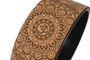 Yoga Wheel Kork schwarz