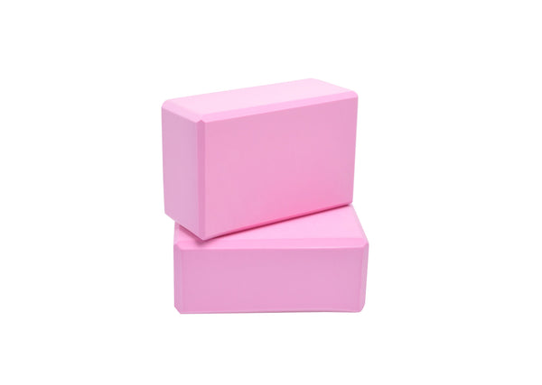 Yoga Block 2er Set pink