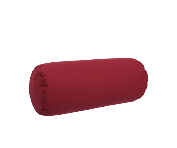 Yogakissen 23 x 63 cm bordeaux