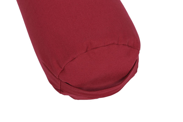 Yogakissen 23 x 63 cm bordeaux