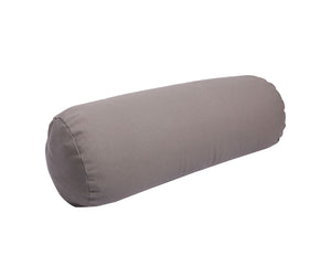 Yogakissen 23 x 63 cm grau