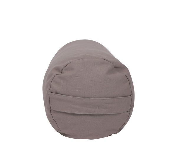 Yogakissen 23 x 63 cm grau
