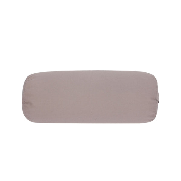 Yogakissen 23 x 63 cm grau