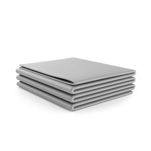 Faltbare Yogamatte grau 173 x 61 x 0.4 cm