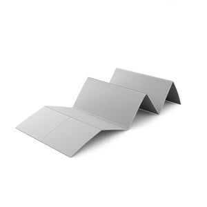 Faltbare Yogamatte grau 173 x 61 x 0.4 cm