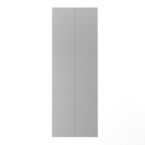 Faltbare Yogamatte grau 173 x 61 x 0.4 cm