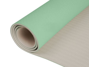 Yogamatte mit Tasche mint/beige 181 x 61 x 0.6 cm