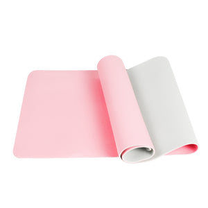 Yogamatte mit Tasche rosa/grau 181 x 61 x 0.6 cm