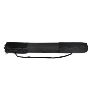 Yogamatte mit Tasche schwarz 183 x 122 x 0.6 cm