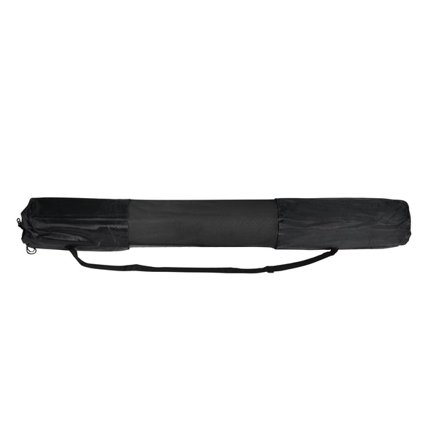 Yogamatte mit Tasche schwarz 183 x 122 x 0.6 cm