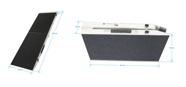 Hunderampe 122 x 38 x 5 cm