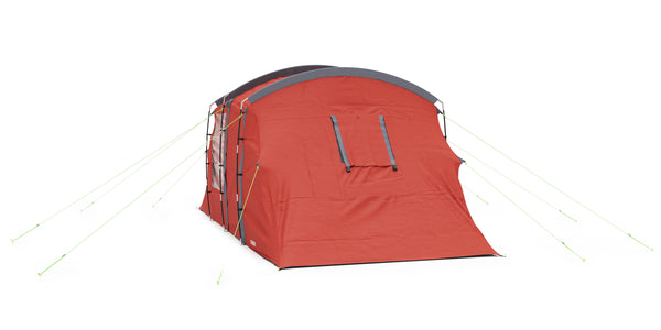 Tenda per 4 persone, rosso/antracite