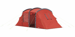 Tenda per 4 persone, rosso/antracite