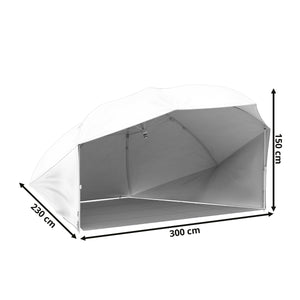Zelt Schirmzelt 300 x 230 x 150 cm olive