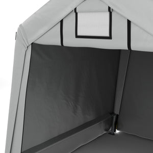 Zeltgarage Lagerzelt 1.8 x 1.8 m grau
