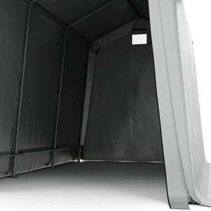 Zeltgarage Lagerzelt 3.6 x 2.4 m grau