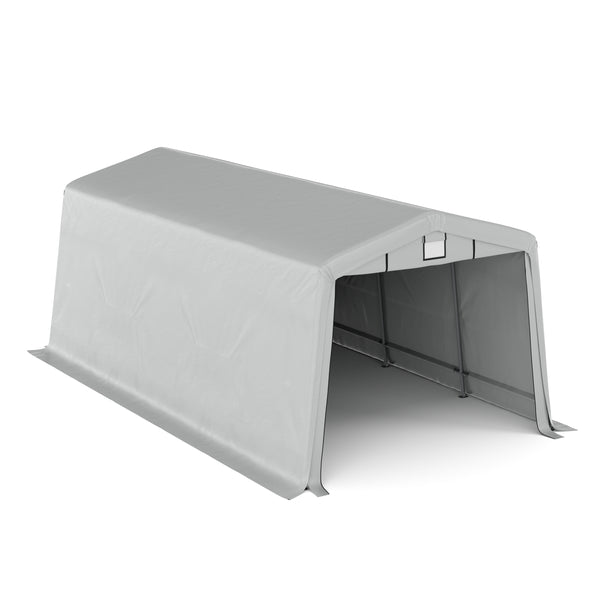 Zeltgarage Carport 6.2 x 3.3 m grau
