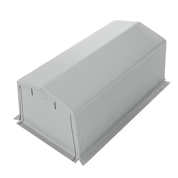 Zeltgarage Carport 6.2 x 3.3 m grau