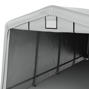 Zeltgarage Carport 6.2 x 3.3 m grau