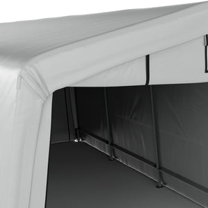 Zeltgarage Carport 6.2 x 3.3 m grau