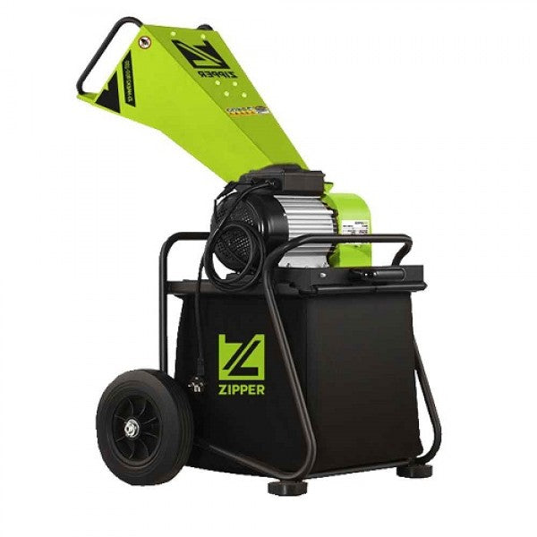 ZIPPER - Gartenhäcksler ZI-HAEK2800-230, 2,8 kW Elektromotor, Auffangsackvolumen 65 l