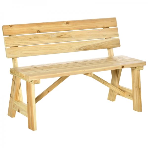 Gartenbank für 2 Personen Tannenholz