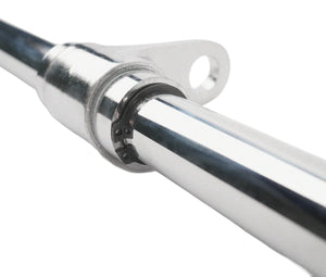 Lat pulldown bar with swivel joint, steel, 116 cm
