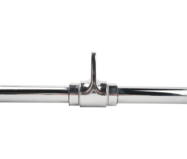 Lat pulldown bar with swivel joint, steel, 116 cm