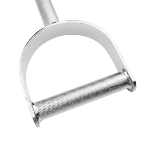 Steel lat pulldown bar with hoof grip, 76 cm