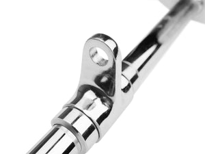 Steel lat pulldown bar with hoof grip, 76 cm