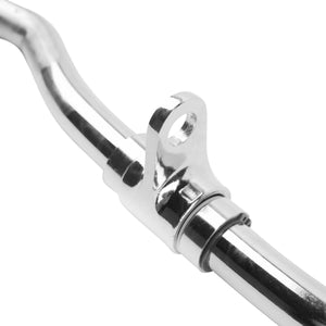 Steel pull bar with SZ-curl handle, 70 cm
