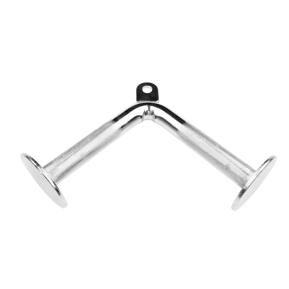 Steel pull-up bar with V-grip for triceps and biceps