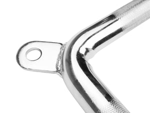 Steel pull-up bar with V-grip for triceps and biceps