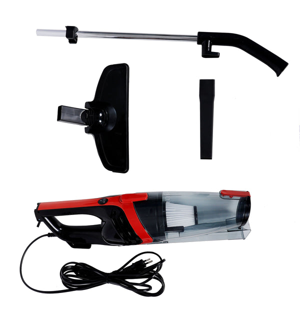 balai rouge aspirateur