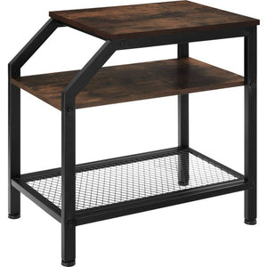 Beistelltisch Plymouth Industrial Holz dunkel, rustikal