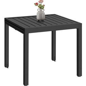 Aluminium-Gartentisch Campos 80 x 80 (160) cm