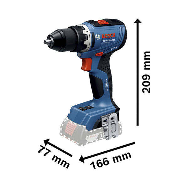 Bosch 2 Tool kit 18V GSR+GDR+2x GBA 5.0 Ah+GAL 18V-40 0.615.A50.090