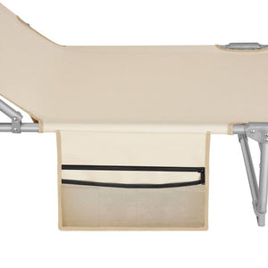 2er Set Sonnenliege Chloé beige